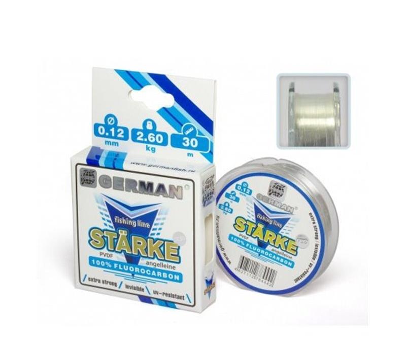 Леска Starke, 0,19мм, 30м, флуорокарбон